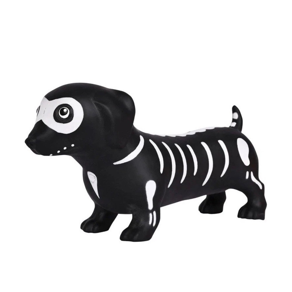 Toymendous Squishy Weenie Dog - Skeleton Halloween Squishy Sunny Days Dachshund